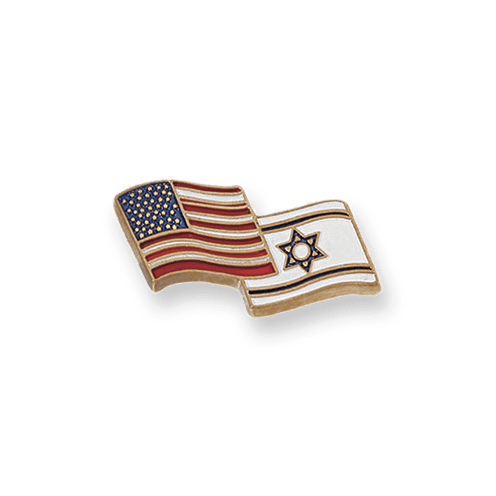 American & Israeli Country Lapel Pin